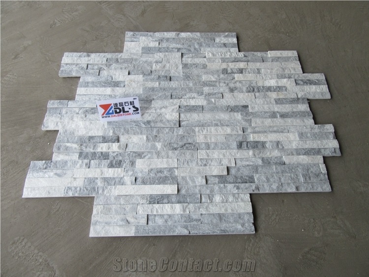 Alaska Grey Flat Stacked Stone Veneer Cladding