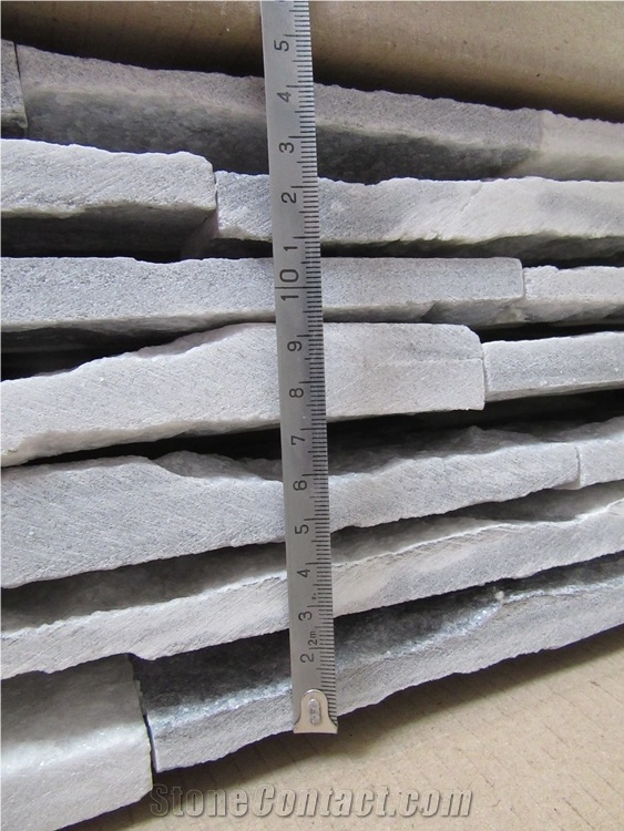 Alaska Grey Flat Stacked Stone Veneer Cladding