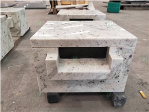 Andromeda White Granite Water Feature