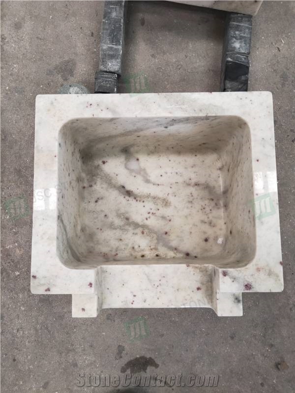 Andromeda White Granite Water Feature