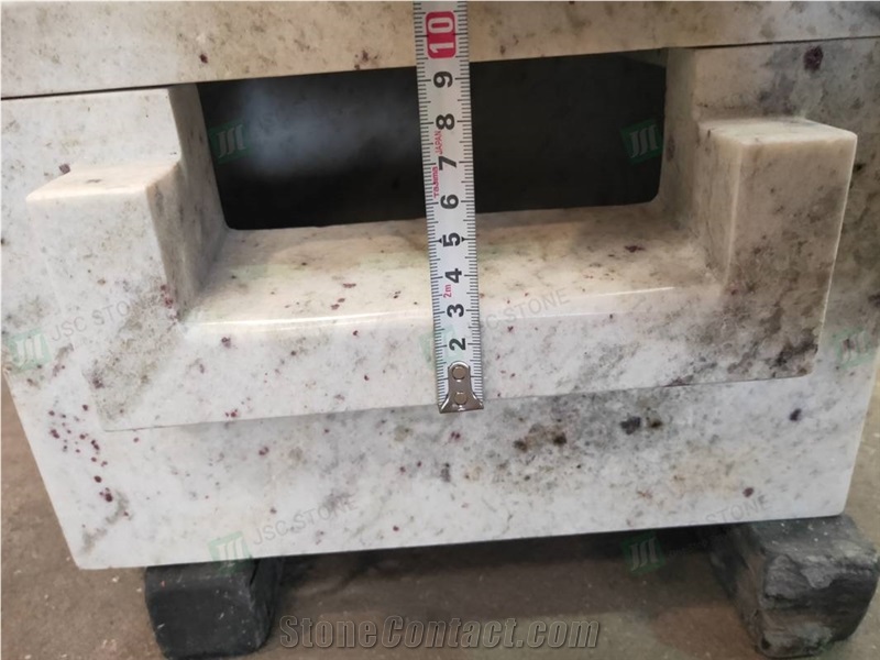 Andromeda White Granite Water Feature