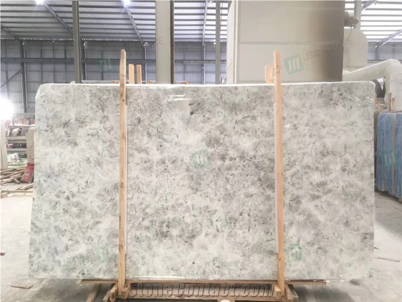 China Alps White Marble Tiles & Slabs