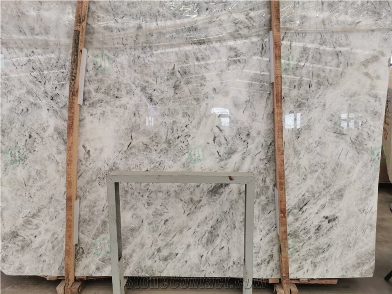 China Alps White Marble Tiles & Slabs
