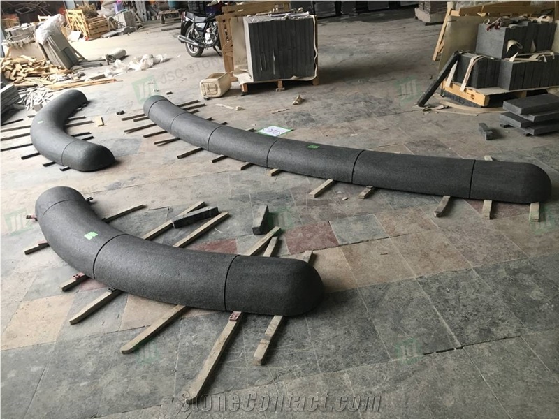 China New Black Basalt G684 Granite Tile