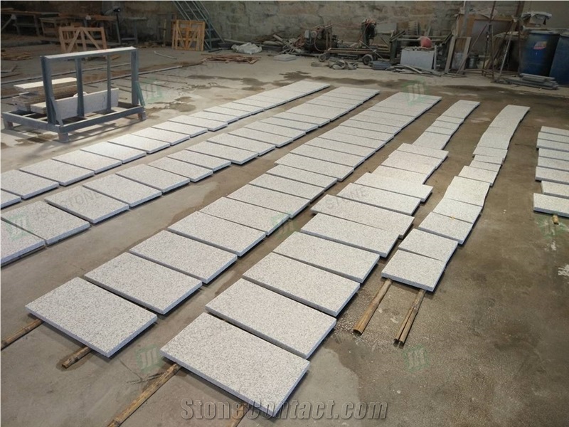 China Rice Grain Granite Flower White G655 Tiles