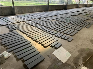 Customized Size Steel Grey Granite Floor Tiles