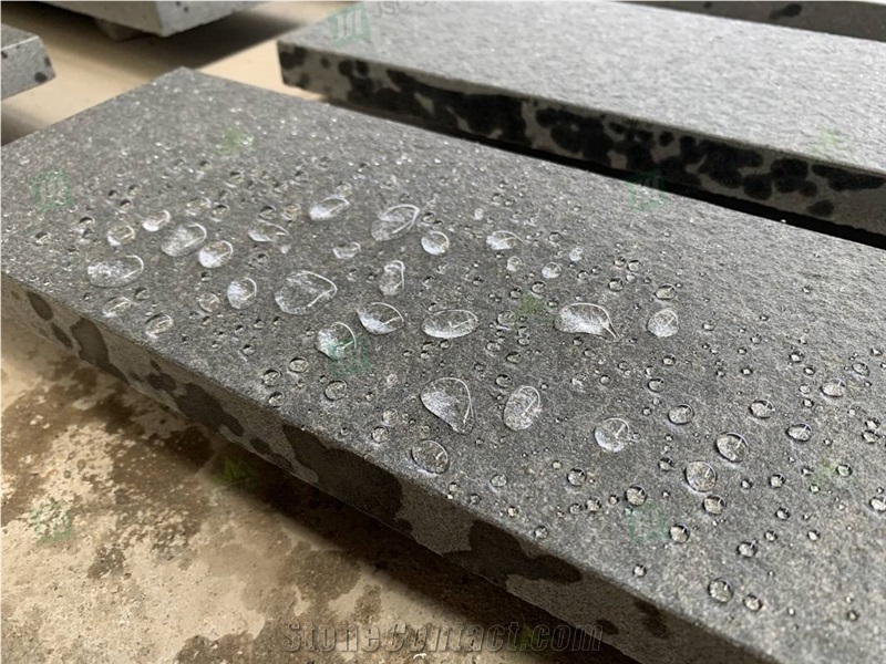 Customized Size Steel Grey Granite Floor Tiles