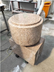 G617 Granite Column Bench