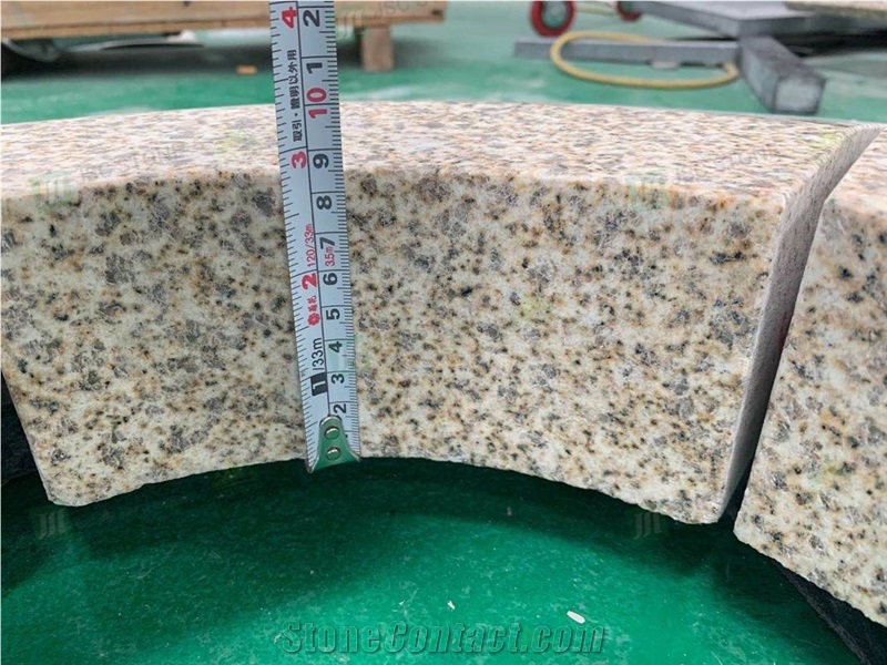 Giallo Halluma Yellow Granite Natural Stone Edge