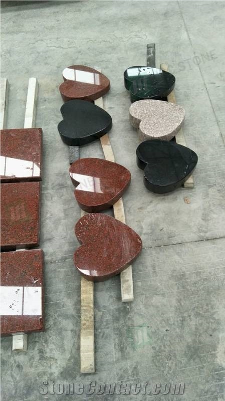 Granite Heart Shaped Headstones