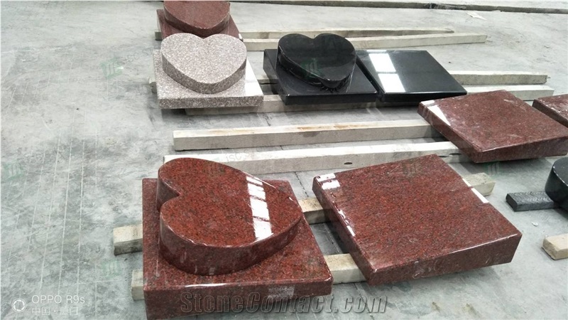 Granite Heart Shaped Headstones