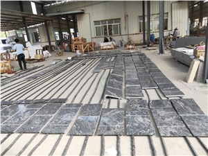 India Ganges Black Granite Slab and Wall Tiles