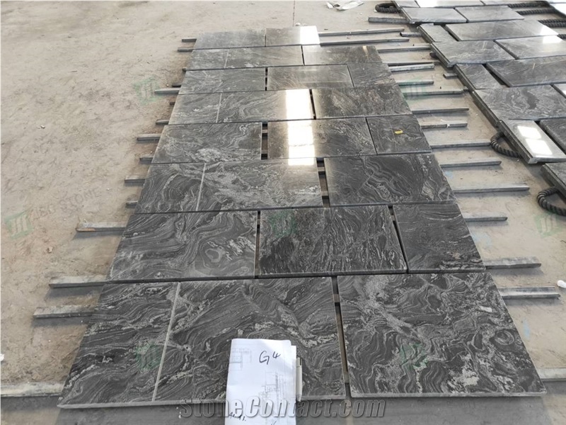 India Ganges Black Granite Slab and Wall Tiles