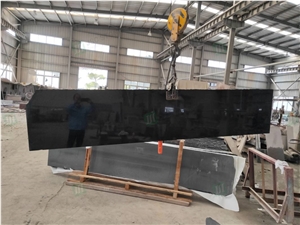 Indian Black Galaxy Granite Slabs