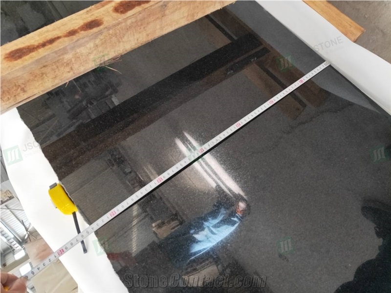 Indian Black Galaxy Granite Slabs