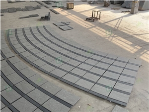 Jet Mist Black Granite Tiles for Decoration