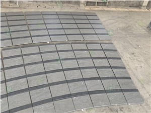 Jet Mist Black Granite Tiles for Decoration