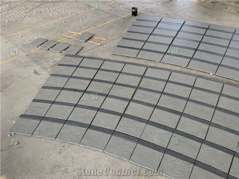 Jet Mist Black Granite Tiles for Decoration