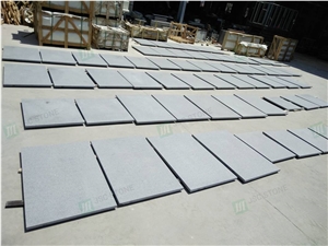 Dark Grey G654 Flamed Tiles In Stock