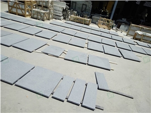 Dark Grey G654 Flamed Tiles In Stock
