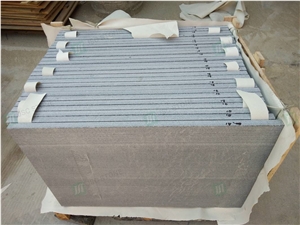 Dark Grey G654 Flamed Tiles In Stock
