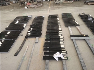 Shanxi Black Granite Carved Characters