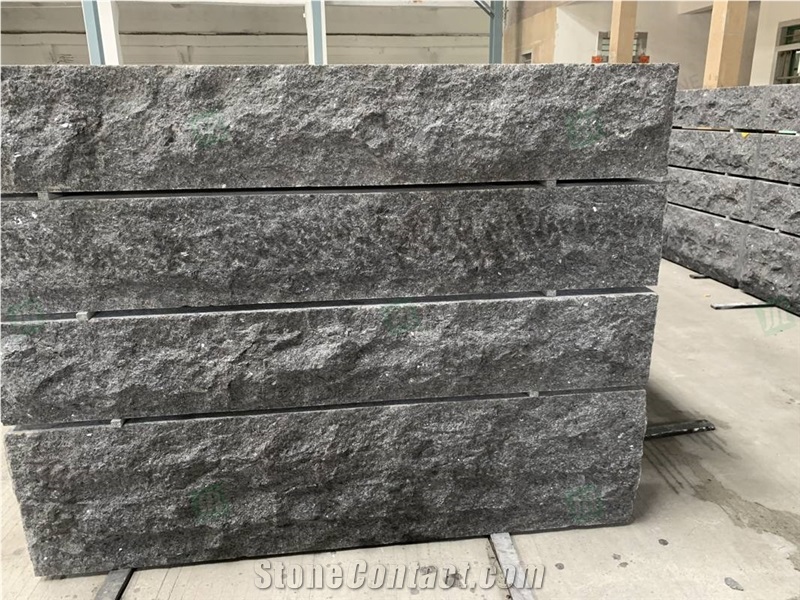 Steel Grey Granite Wall Stone for Building