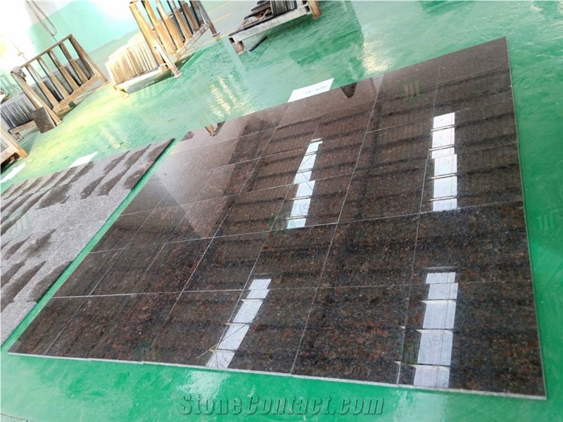 Tan Brown Granite Tiles for Home Decoration