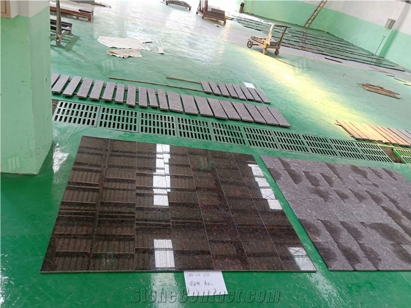 Tan Brown Granite Tiles for Home Decoration