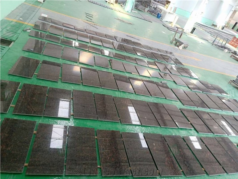 Tan Brown Granite Tiles for Home Decoration