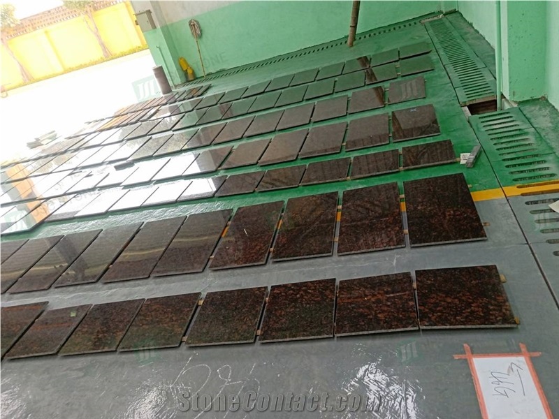 Tan Brown Granite Tiles for Home Decoration