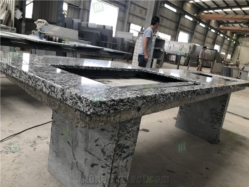 Top Selling Spray White Granite Countertop