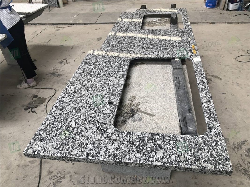Top Selling Spray White Granite Countertop