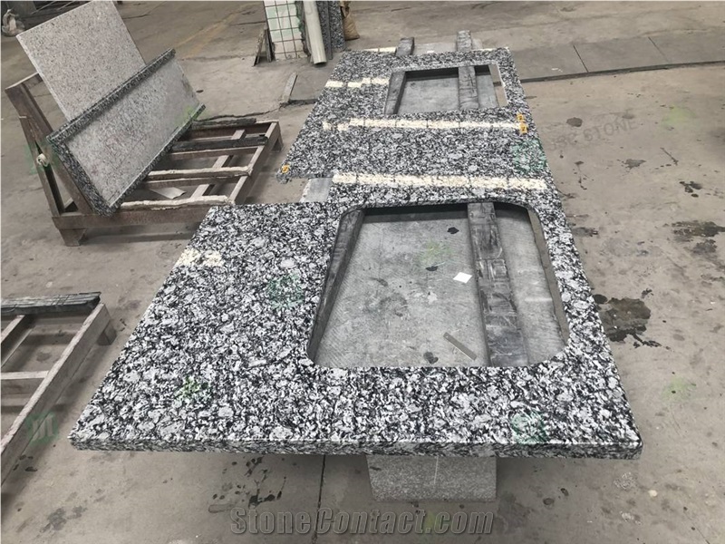 Top Selling Spray White Granite Countertop