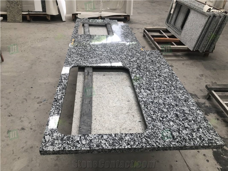 Top Selling Spray White Granite Countertop
