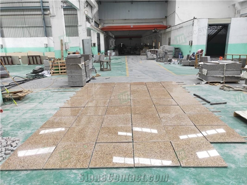 Vietnam Rust Granite Yellow Stone Floor Tiles