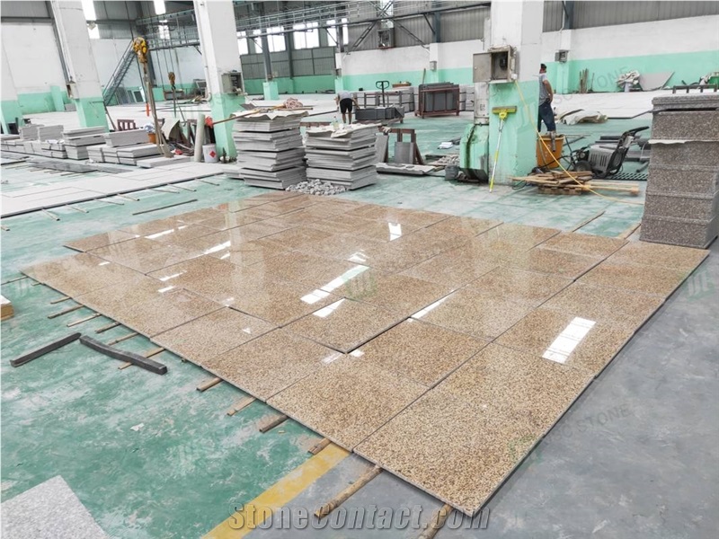 Vietnam Rust Granite Yellow Stone Floor Tiles