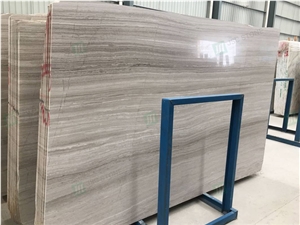 White Wooden Marble Slabs