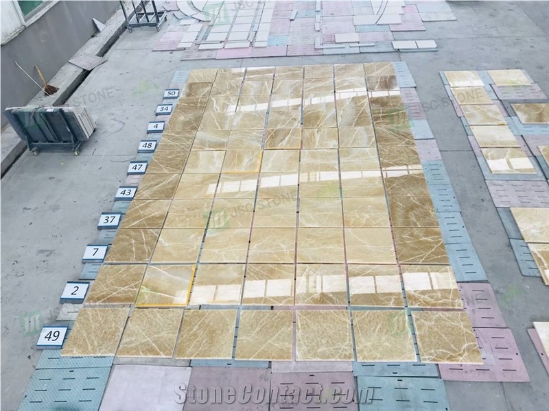 Yellow Honey Onyx Tiles