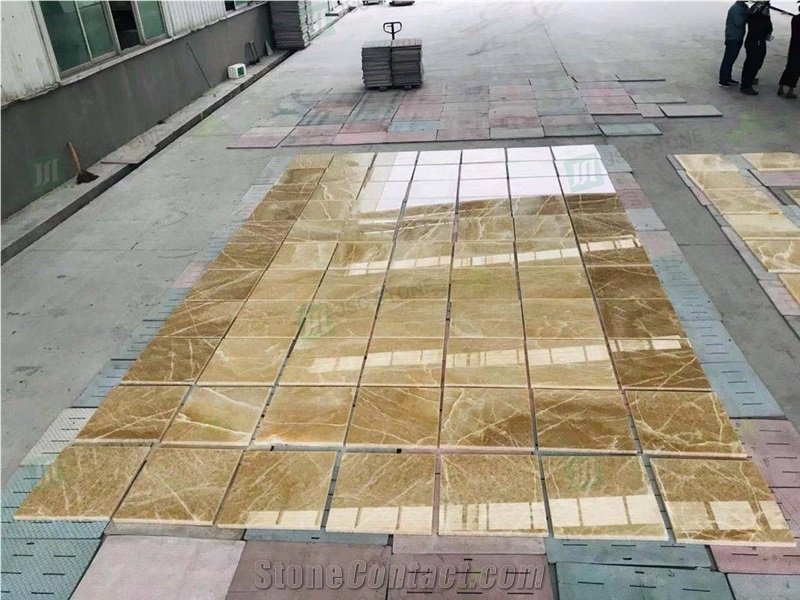 Yellow Honey Onyx Tiles