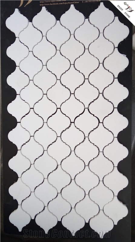 Bathroom Hexagon Carrara White Marble Tiles
