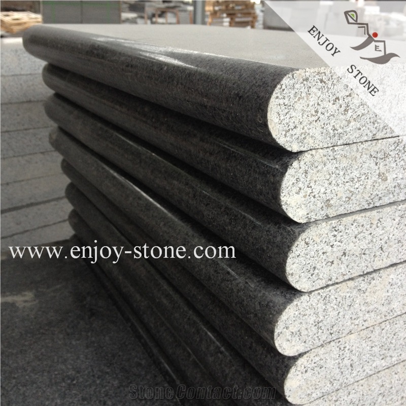 G654 Grey Granite Bullnose Pool Copiing Tiles