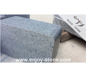G654 Honed Grey Granite Cobblestone/ Kerbstone