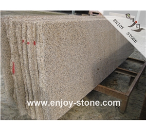 G682 Flamed Rustic Yellow Granite Slabs & Tiles