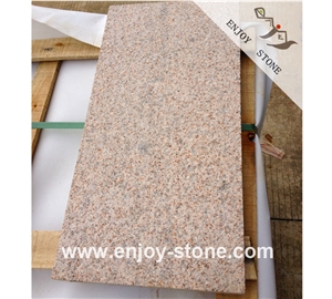 G682 Flamed Rustic Yellow Granite Slabs & Tiles