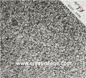 G684 Bush Hammered Black Basalt Slabs & Tiles