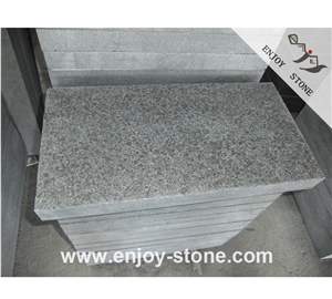 G684 Flamed Black Basalt Slabs & Tiles