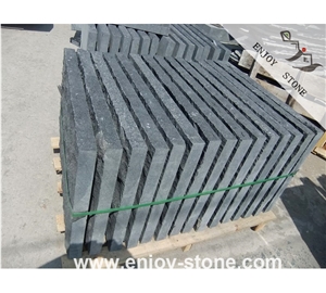 G684 Natural Split Black Basalt Slabs & Tiles