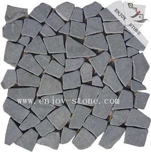 Grey Basalt Andesite Stone Wall Cladding Mosaic
