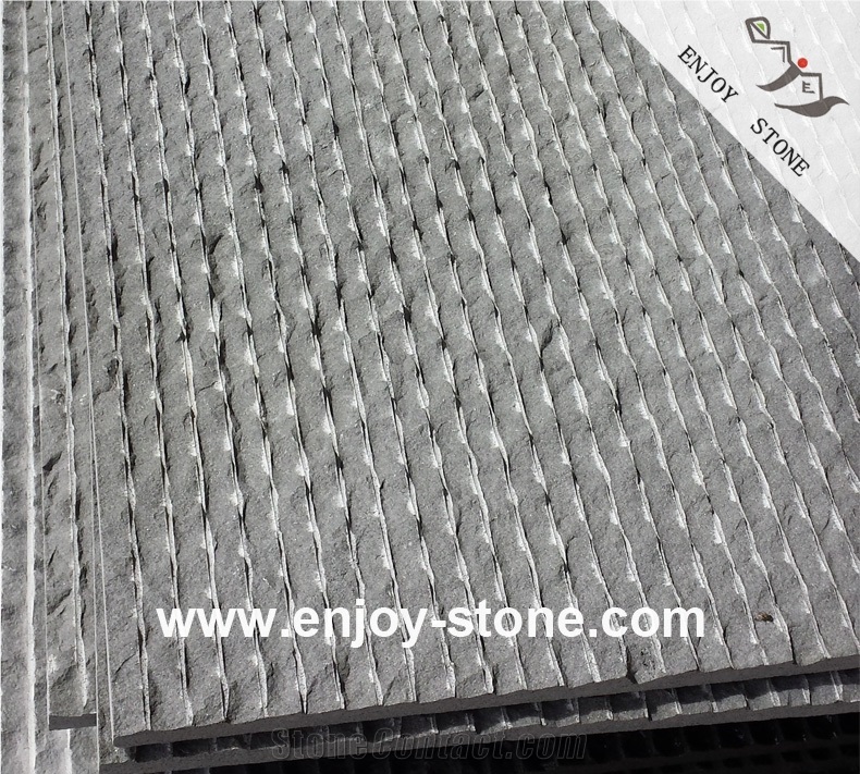 Grey Basalt Half Planed/ Split Slabs & Tiles